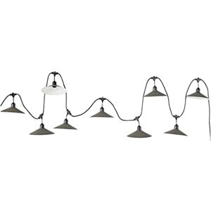 LUMISKY / LUMIJARDIN Lumisky VINTY Vintage Guirlande Decorative d exterieur avec Abat-jours/10 Douilles Cuivre E27 Noir 6 m 385cm + 215cm LUMISKY / LUMIJARDIN Lumisky VINTY Vintage Guirlande Decorative d exterieur avec Abat-jours/10 Douilles Cuivre E27 Noir 6 m 385cm + 215cm