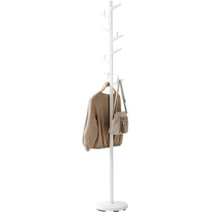 YAMAZAKI 7066 BRANCH Coat Rack, white, Steel/ABS Resin, Minimalist, 28 x 28 x 176 cm YAMAZAKI 7066 BRANCH Coat Rack, white, Steel/ABS Resin, Minimalist, 28 x 28 x 176 cm