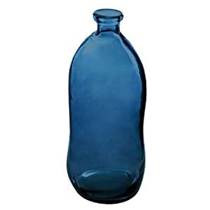 ATMOSPHERA CREATEUR D'INTERIEUR Grey Recycled Glass Vase 35 cm ATMOSPHERA CREATEUR D'INTERIEUR Grey Recycled Glass Vase 35 cm