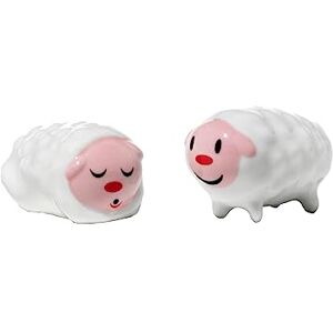 Alessi Tiny Little Sheep Hand-Decorated Porcelain Figurines,White, Set of 2 Alessi Tiny Little Sheep Hand-Decorated Porcelain Figurines,White, Set of 2