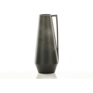 Tomasucci WINK DESIGN, ELLA-B vase ceramic vase stone effect anthracite 16x16x36 cm Tomasucci WINK DESIGN, ELLA-B vase ceramic vase stone effect anthracite 16x16x36 cm