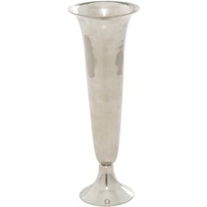 Deco 79 The Novogratz Aluminum Metal Decorative Vase Fluted Centerpiece Vase, Flower Vase for Home Decoration 4" x 4" x 10", Silver Deco 79 The Novogratz Aluminum Metal Decorative Vase Fluted Centerpiece Vase, Flower Vase for Home Decoration 4" x 4" x 10", Silver