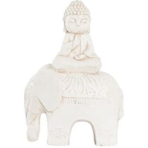 DKD Home Decor Decorative Figure Antique Finish Elephant Oriental White Magnesium (40 x 23 x 56 cm) DKD Home Decor Decorative Figure Antique Finish Elephant Oriental White Magnesium (40 x 23 x 56 cm)