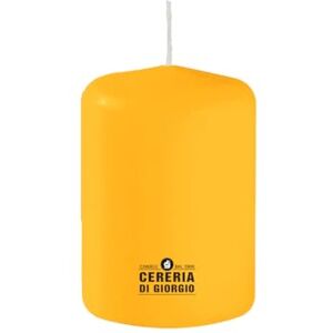 Cereria di Giorgio Candle Diameter 7 cm Height 10 cm Mustard Cereria di Giorgio Candle Diameter 7 cm Height 10 cm Mustard