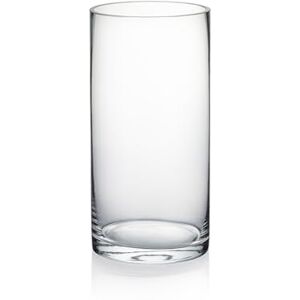 WGVI WGV Cylinder Vase, 4" W x 8" H, Floral Container, Glass Centerpiece for Wedding Party Event, Home Office Decor, Clear, 1 Piece WGVI WGV Cylinder Vase, 4" W x 8" H, Floral Container, Glass Centerpiece for Wedding Party Event, Home Office Decor, Clear, 1 Piece