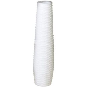 Casablanca modernes Design Casablanca Catania Vase White Height 77 x Diameter 18 cm Casablanca modernes Design Casablanca Catania Vase White Height 77 x Diameter 18 cm