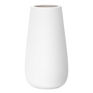 D'vine Dev 10 Inch Modern White Ceramic Vase, Oval-Shaped, Grainy Texture Flower Vase with Design Box Packaged, VS-OV-SW D'vine Dev 10 Inch Modern White Ceramic Vase, Oval-Shaped, Grainy Texture Flower Vase with Design Box Packaged, VS-OV-SW