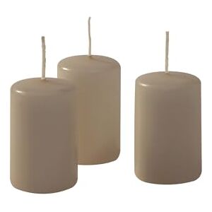 Cereria di Giorgio Risthò Candles Diameter 4 cm Height 7 – Taupe – Pack of 12 Cereria di Giorgio Risthò Candles Diameter 4 cm Height 7 – Taupe – Pack of 12