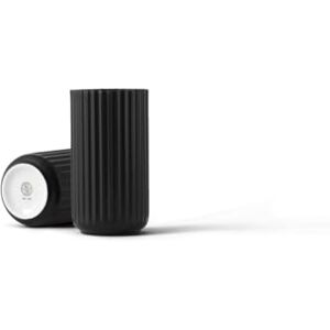 DANMARK LYNGBY Lyngby Porcelæn Vase, Porcelain, Black, 8,50x8,50x15 cm DANMARK LYNGBY Lyngby Porcelæn Vase, Porcelain, Black, 8,50x8,50x15 cm