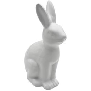 Dekohelden24 Elegant Modern Decorative Bunny Easter Bunny Ceramic Rabbit Glossy White L x W x H 6 x 8 x 16 cm Dekohelden24 Elegant Modern Decorative Bunny Easter Bunny Ceramic Rabbit Glossy White L x W x H 6 x 8 x 16 cm