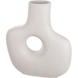 Casablanca modernes Design Casablanca Bulbous Decorative Vase Made of Aluminium, Flower Vase, Modern Hole Vase, Decorative Living Room Table Decoration, Colour: Cream, Height 30 cm Casablanca modernes Design Casablanca Bulbous Decorative Vase Made of Aluminium, Flower Vase, Modern Hole Vase, Decorative Living Room Table Decoration, Colour: Cream, Height 30 cm