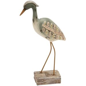 Deco 79 Polystone Bird Decorative Sculpture Home Decor Statue, Accent Figurine 10" x 4" x 20", Blue Deco 79 Polystone Bird Decorative Sculpture Home Decor Statue, Accent Figurine 10" x 4" x 20", Blue