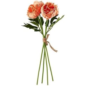 Elements Mikasa Artificial Latex Peony Bouquet, Lifelike Look and Feel, Set of 4 5.5x5x18 Inch Elements Mikasa Artificial Latex Peony Bouquet, Lifelike Look and Feel, Set of 4 5.5x5x18 Inch