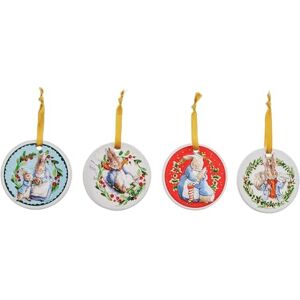 Enesco Beatrix Potter Peter Rabbit Ho (set 4) Hanging Ornament Enesco Beatrix Potter Peter Rabbit Ho (set 4) Hanging Ornament