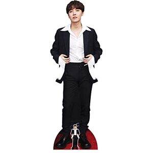 STAR CUTOUTS CS961 J-Hope Jung Ho-seok, Bangtan Boys Black Jacket Lifesize Cardboard Cutout With Free Mini STAR CUTOUTS CS961 J-Hope Jung Ho-seok, Bangtan Boys Black Jacket Lifesize Cardboard Cutout With Free Mini
