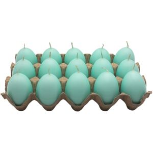 Dekohelden24 Set of 15, Wax Shape, Decorative Easter Pastel Blue, Box Contents: 15 Egg Candles, Size H/Diameter 6 x 4.5 cm, 15er Pack Dekohelden24 Set of 15, Wax Shape, Decorative Easter Pastel Blue, Box Contents: 15 Egg Candles, Size H/Diameter 6 x 4.5 cm, 15er Pack