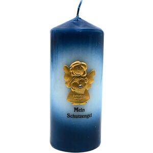 Dekohelden24 Guardian Angel Candle, Pillar Candle, Table Candle, Decorative Candle, Decorative Candle, Baptism Candle, Shaped Candle with Golden Guardian Angel and My Guardian Angel Inscription in Blue, Height x Dekohelden24 Guardian Angel Candle, Pillar Candle, Table Candle, Decorative Candle, Decorative Candle, Baptism Candle, Shaped Candle with Golden Guardian Angel and My Guardian Angel Inscription in Blue, Height x