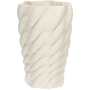 RITUALI DOMESTICI Deco Intreccio L Ceramic Vase, 24 x 24 cm, Depth 38 cm, Trama Collection RITUALI DOMESTICI Deco Intreccio L Ceramic Vase, 24 x 24 cm, Depth 38 cm, Trama Collection