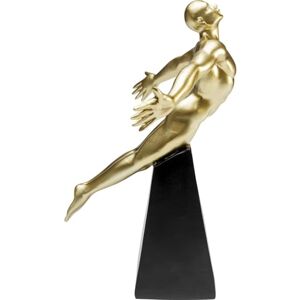 KARE Design Deco Figurine Jumper, Gold/Black, 37x32x30cm, Decorative Object, Hand-Painted, Elegant, Modern, Jumper Motif for Shelf Accent, Living Room, Bedroom KARE Design Deco Figurine Jumper, Gold/Black, 37x32x30cm, Decorative Object, Hand-Painted, Elegant, Modern, Jumper Motif for Shelf Accent, Living Room, Bedroom
