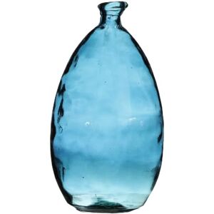 Urban Living NATURAL LIVING Lou Vase 3.4 L Recycled Glass Sapphire Diameter 17 cm x Height 30 cm Urban Living NATURAL LIVING Lou Vase 3.4 L Recycled Glass Sapphire Diameter 17 cm x Height 30 cm