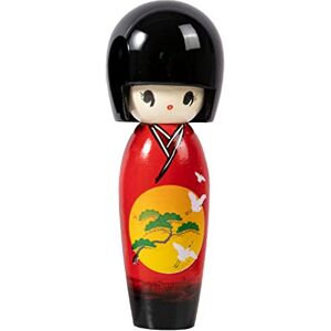 lachineuse Japanese Kokeshi Serenity Red 13.5 cm Japanese Doll in Wood with Kimono Zen Landscape Japanese Decoration Figurine Traditional Japanese Kokeshi Original Asian Decoration Gift Idea lachineuse Japanese Kokeshi Serenity Red 13.5 cm Japanese Doll in Wood with Kimono Zen Landscape Japanese Decoration Figurine Traditional Japanese Kokeshi Original Asian Decoration Gift Idea