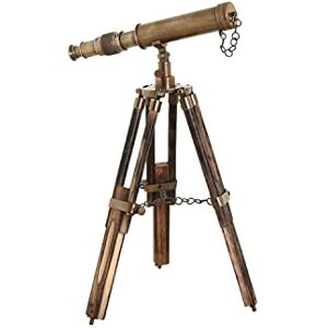 DKD Home Decor Decorative Figure Antique Finish Brown Vintage 24 x 24 x 40 cm DKD Home Decor Decorative Figure Antique Finish Brown Vintage 24 x 24 x 40 cm