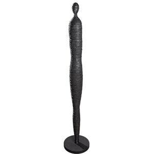 Casablanca modernes Design Decorative Sculpture, Resin, Black, Höhe 109 cm Casablanca modernes Design Decorative Sculpture, Resin, Black, Höhe 109 cm