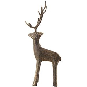 Creative Labs Cast Iron Standing Deer Figures and Figurines, 11.75", Black Creative Labs Cast Iron Standing Deer Figures and Figurines, 11.75", Black