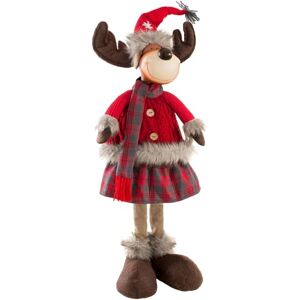 WeRChristmas Standing Christmas Girl Reindeeer Figurine in Tartan, Multi-Colour, 60cm WeRChristmas Standing Christmas Girl Reindeeer Figurine in Tartan, Multi-Colour, 60cm