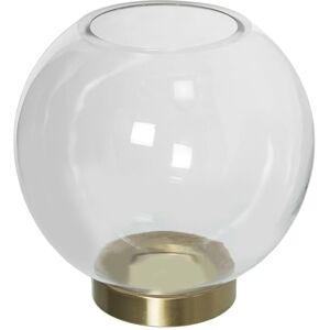Alexandra House Living Vase Transparent Gold Glass 20 x 22 cm 18 x 18 x 20 cm Alexandra House Living Vase Transparent Gold Glass 20 x 22 cm 18 x 18 x 20 cm