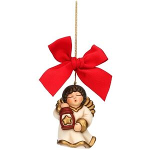 THUN Christmas Angel Decoration with Ceramic Lantern, Large land 5 x 4.5 x 6.5 cm THUN Christmas Angel Decoration with Ceramic Lantern, Large land 5 x 4.5 x 6.5 cm