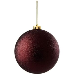 WeRChristmas Burgundy Large Shatterproof Bauble WeRChristmas Burgundy Large Shatterproof Bauble