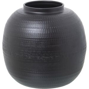 Alexandra House Living Vase Black Metal 23 x 23 x 23 cm Alexandra House Living Vase Black Metal 23 x 23 x 23 cm