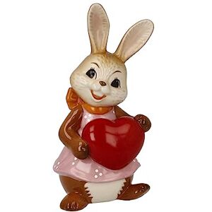 Goebel Rabbit Figurine Alles Liebe!, Made of Stoneware, Dimensions: 6.5 x 5.5 x 12 cm, 66-845-83-1 Goebel Rabbit Figurine Alles Liebe!, Made of Stoneware, Dimensions: 6.5 x 5.5 x 12 cm, 66-845-83-1