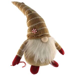 WELL HOME MOBILIARIO & DECORACIÓN Christmas Decorative Sitting Gnome with Hat, Original Nordic Design WELL HOME MOBILIARIO & DECORACIÓN Christmas Decorative Sitting Gnome with Hat, Original Nordic Design