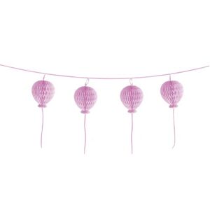 amscan 9903718 Happy Birthday Pastel Honeycomb Ball Garland, Pink