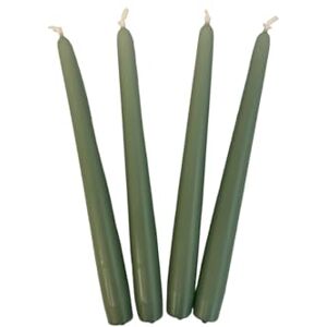 Cereria di Giorgio Risthò Taper Candles for Candlestick, Wax, Grey Green, 2.2 x 25 cm, Pack of 10 Cereria di Giorgio Risthò Taper Candles for Candlestick, Wax, Grey Green, 2.2 x 25 cm, Pack of 10