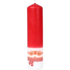 Talking Tables Santa Christmas Pillar Advent Candle for Wreath 20cm Premium Unscented Wax, Dates to Countdown to Xmas Day Statement Table Decoration Home Décor Red and White Talking Tables Santa Christmas Pillar Advent Candle for Wreath 20cm Premium Unscented Wax, Dates to Countdown to Xmas Day Statement Table Decoration Home Décor Red and White