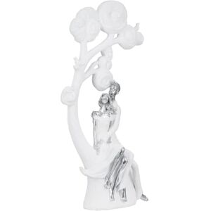 Casablanca modernes Design Decorative Sculpture, Resin, White, Höhe 39,5cm Casablanca modernes Design Decorative Sculpture, Resin, White, Höhe 39,5cm