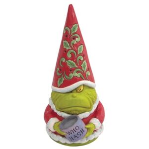 Enesco Jim Shore Grinch Gnome with Who Hash Christmas Figurine 6009202 Enesco Jim Shore Grinch Gnome with Who Hash Christmas Figurine 6009202