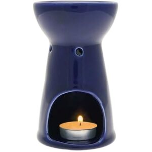 Absolute Aromas Ceramic Cobalt Blue Oil Burner to use with tealight Candle for Essential Oils Absolute Aromas Ceramic Cobalt Blue Oil Burner to use with tealight Candle for Essential Oils
