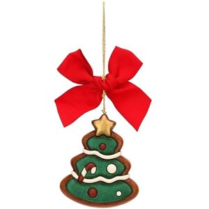 THUN Christmas Tree Decoration Ceramic Large -land 6.5 x 2 x 7.5 cm THUN Christmas Tree Decoration Ceramic Large -land 6.5 x 2 x 7.5 cm