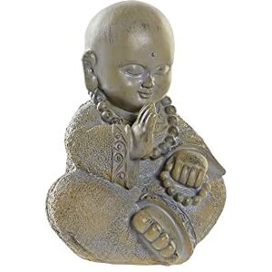 DKD Home Decor Light Grey Monk Resin Figurine (15 x 13 x 20 cm) (Reference: S3019828) DKD Home Decor Light Grey Monk Resin Figurine (15 x 13 x 20 cm) (Reference: S3019828)
