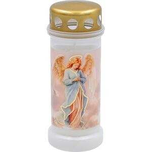 BOLSIUS Grave Light – White with Angel Motif Pack of 12– Length Burning Time 70 Hours – Funeral Candle & Memorial Candles – Clean Burning – Without Palm Oil BOLSIUS Grave Light – White with Angel Motif Pack of 12– Length Burning Time 70 Hours – Funeral Candle & Memorial Candles – Clean Burning – Without Palm Oil