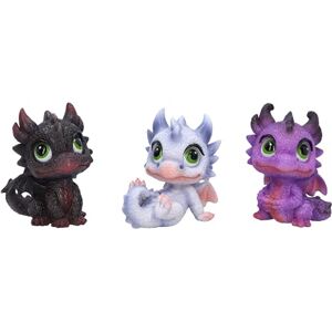 Nemesis Now Little Hordlings (Set of 3) 7cm, Resin, Black/White/Purple, 3 Baby Dragon Figures, Adorable Dragonling Figures, Collectable Dragon Giftware, Cast in the Finest Resin, Expertly Hand-Painted Nemesis Now Little Hordlings (Set of 3) 7cm, Resin, Black/White/Purple, 3 Baby Dragon Figures, Adorable Dragonling Figures, Collectable Dragon Giftware, Cast in the Finest Resin, Expertly Hand-Painted