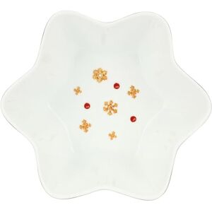 THUN , Porcelain Star Bowl, Medium Version, Christmas Surprises Collector's Bowl, Christmas Gift Idea, Diameter 19 cm, 7.3 cm H THUN , Porcelain Star Bowl, Medium Version, Christmas Surprises Collector's Bowl, Christmas Gift Idea, Diameter 19 cm, 7.3 cm H