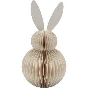 Dekohelden24 XXL Decoration, Honeycomb Tissue Made of Paper/Cardboard, Magnetic, Box Contents: 1 Piece, L/W/H 16 x 16 x 30 cm, Easter Bunny White, 30 cm Dekohelden24 XXL Decoration, Honeycomb Tissue Made of Paper/Cardboard, Magnetic, Box Contents: 1 Piece, L/W/H 16 x 16 x 30 cm, Easter Bunny White, 30 cm