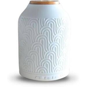 ZEN ARÔME Zen'Arôme Wifi Prague Essential Oil Diffuser – Connected Electric Diffuser Compatible with Alexa/Google Home – Total Remote Control on the Tuya Smart App – Natural Materials Wood and Ceramic ZEN ARÔME Zen'Arôme Wifi Prague Essential Oil Diffuser – Connected Electric Diffuser Compatible with Alexa/Google Home – Total Remote Control on the Tuya Smart App – Natural Materials Wood and Ceramic