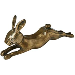 Creative Labs Decorative Embossed Aluminum Rabbit, Antique Brass Décor Creative Labs Decorative Embossed Aluminum Rabbit, Antique Brass Décor