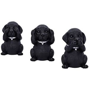 Nemesis Now Three Wise Labradors, Black, 8.5cm,B5881V2 Nemesis Now Three Wise Labradors, Black, 8.5cm,B5881V2